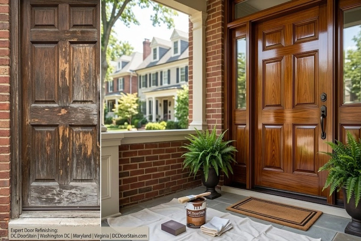 Door Refinishing & Restoration Washington DC, Virginia & Maryland 1 Washington door refinishing